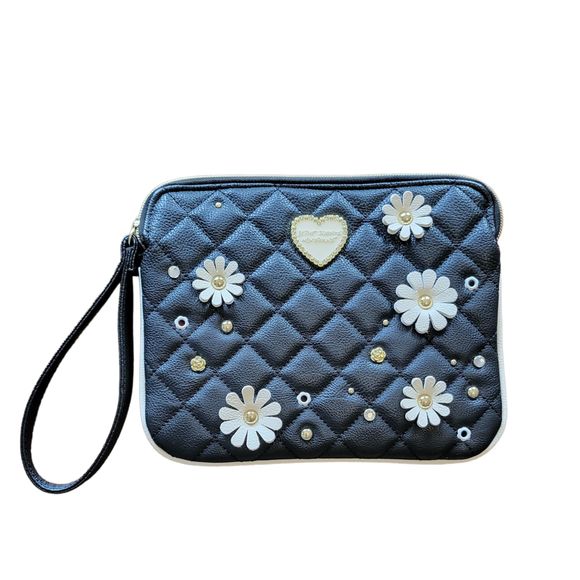 Betsey Johnson Wristlet / Clinique Makeup Bag Bundle - Picture 6 of 11